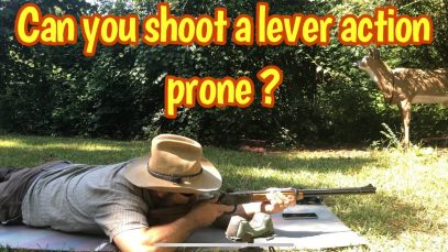 Myth or fact that lever actions can be shot from a prone position?