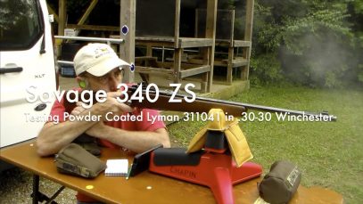 WCChapin | Savage 340 ZS – Testing Lyman 311041 in 30-30 Winchester