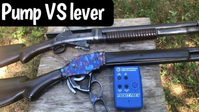 1897 Pump Action versus 1887 Lever Action Shotguns