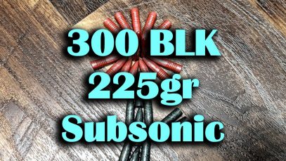 Lead Taco Redux – 300BLK Coated Cast Lead 225gr Subsonic