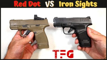 Red Dot VS Iron Sights on Pistols (Pros & Cons) – TheFirearmGuy