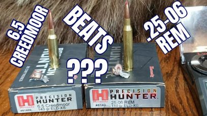 6.5 Creedmoor vs. 25-06rem Episode 2: Hornady Precision Hunter ELDX