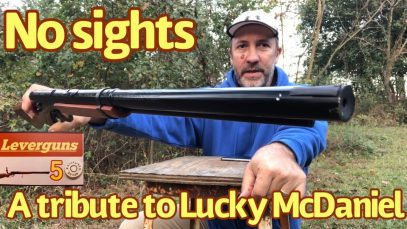 Lucky McDaniel’s basic-training program with the sightless BB gun