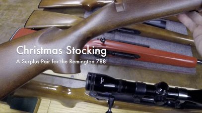 WCChapin | Christmas Stocking – A Surplus Pair for the Remington 788