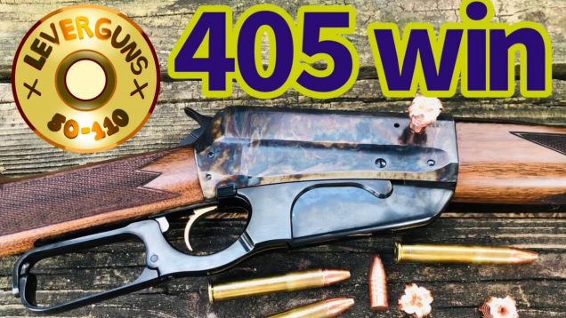 Forgotten guns,1895 Winchester in caliber 405 win vs pine boards