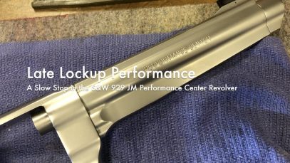 Late Lockup Performance – A Slow Stop in the S&W 929 JM Performance Center Revolver