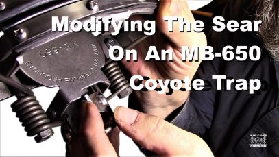 Modifying The Sear On An MB-650 Coyote Trap
