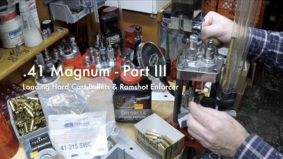 WCChapin | .41 Magnum – Part III – Loading Hard Cast Bullets & Ramshot Enforcer