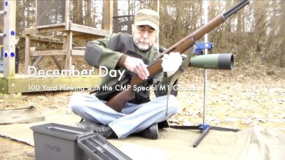 WCChapin | December Day – 100 Yard Plinking with the CMP Special M1 Garand