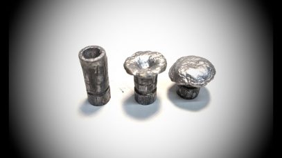 200 gr Soft Cast NOE HP 38 SPL Ballistic Gel Test