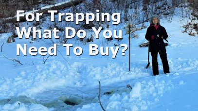 For Trapping What Do You Need To Buy?