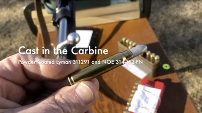 WCChapin | Cast in the Carbine – Powder Coated Lyman 311291 and NOE-314-162-FN
