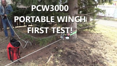 PCW3000 Portable Winch – First Test