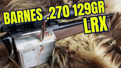.270 Barnes LRX 129gr  Tikka T3X Forest Review