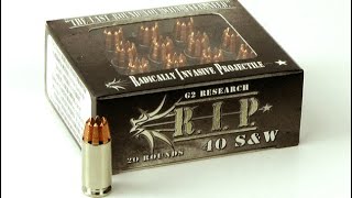 R.I.P. rounds, “The last rounds you will ever need?” Range test