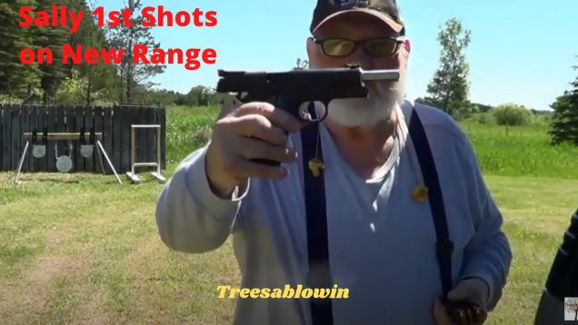 Sally 1st Shots at the New Range