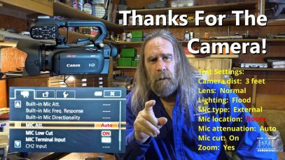 Thanks For the Camera!