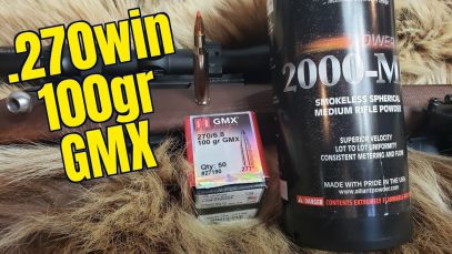 .270 Win Hornady 100gr GMX Review