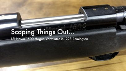 WCChapin | Scoping Things Out – Howa 1500 Hogue Varminter in .223 Remington