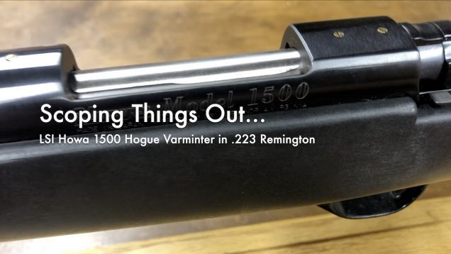 WCChapin | Scoping Things Out – Howa 1500 Hogue Varminter in .223 Remington