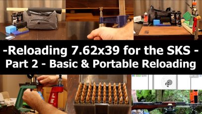 Loading 7.62×39 for the SKS with a basic portable setup