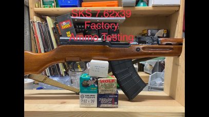 SKS 7.62×39 Factory Ammo Testing
