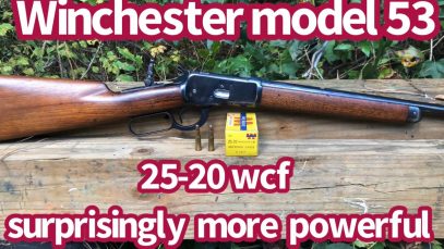 Reviewing a Winchester 53 in 25-20 WCF in ballistic gel