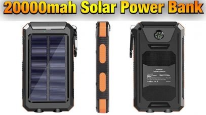 Annero 20000mAh Solar Power Bank from Amazon