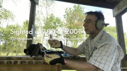 WCChapin | Sighted at 100 or 200? | 357 Maximum in the Thompson Center Contender