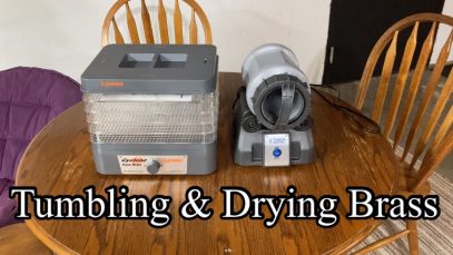 Tumbling And Drying Brass