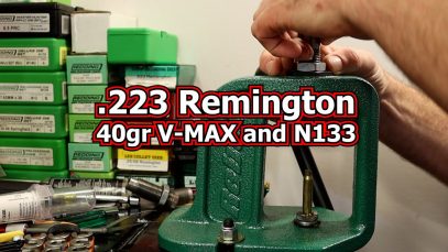 223 Remington – 40gr V-Max with N133