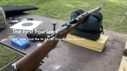 WCChapin | The First Fourteen… | Test Shots from the M.24/47 Yugoslavian Mauser