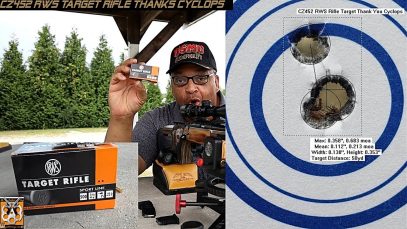 CZ452 RWS Target Rifle — Thanks Cyclops Joe