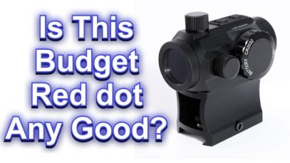 Pinty 1X20mm Budget Red Dot Sight with a 4 MOA Dot