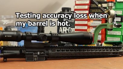 223 Rem – AR barrel heat test