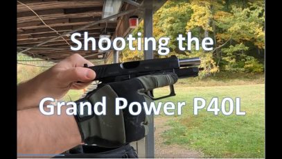 Grand Power P40L 10mm – Range Time & Slow Motion