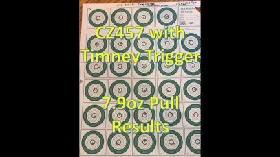 Cz457 with Timney trigger -pull tests and first range time  #shorts