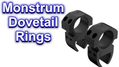 Monstrum 1″ Dovetail V2 Scope Rings Review