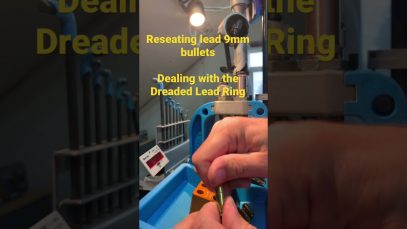 Reseating lead cast 9mm bullets – Dealing with the dreaded lead ring