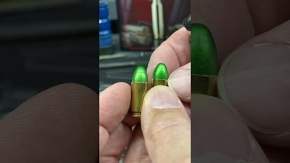 Improving 9mm 124gr lead cast bullet seating marks  DIY  #shorts