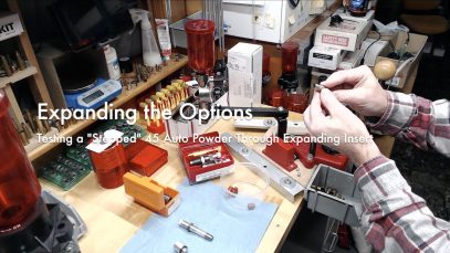 WCChapin | Expanding the Options – Testing a “Stepped” 45 Auto Powder Through Expanding Insert