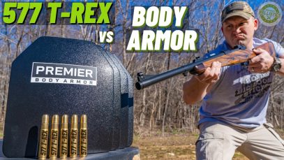 577 T-REX vs Body Armor (The Real Life T-Rex Rifle !!!)