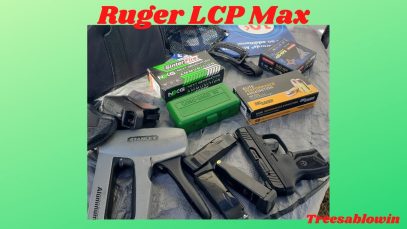 My Ruger LCP Max 1st Shots Part 1