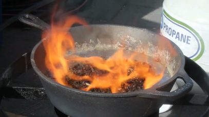 Casting Pure Lead Ingots