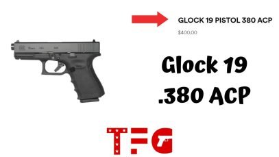 Glock 19 .380 ACP???