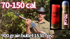 70-150 WCF vs ballistic gelatin￼ in an 1887 Winchester lever action ￼