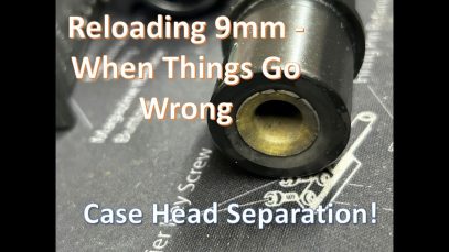 Reloading 9mm When Things Go Wrong #9mm #reloading #boom