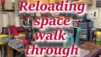 Video by request: My reloading space walk through with lessons learned.  Basic gear in a small space