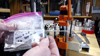 .41 Magnum – Part IX | Lube-Sizing the SAECO 418 from Walter Bunning