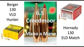6.5 Creedmoor Hornady vs Berger 130gr Mano a Mano Shootout